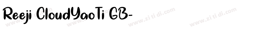 Reeji CloudYaoTi GB字体转换